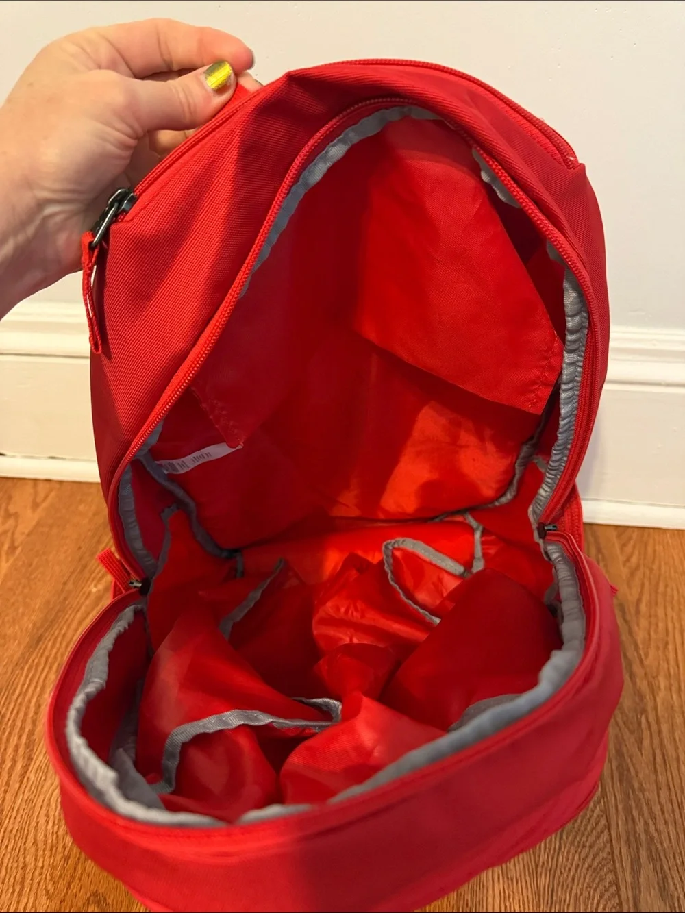 Under Armour Red Backpack with Spire Logo